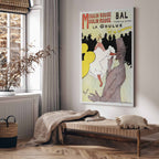 La Goulue Dance Retro DIY Large Canvas Print