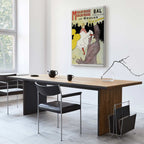 Moulin Rouge La Goulue Retro Canvas Print