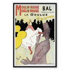 Moulin Rouge La Goulue Retro Canvas Print