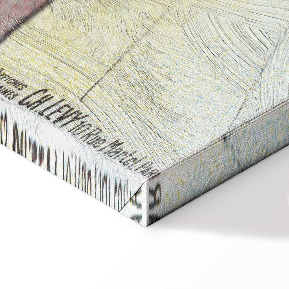 Moulin Rouge La Goulue Retro Canvas Print