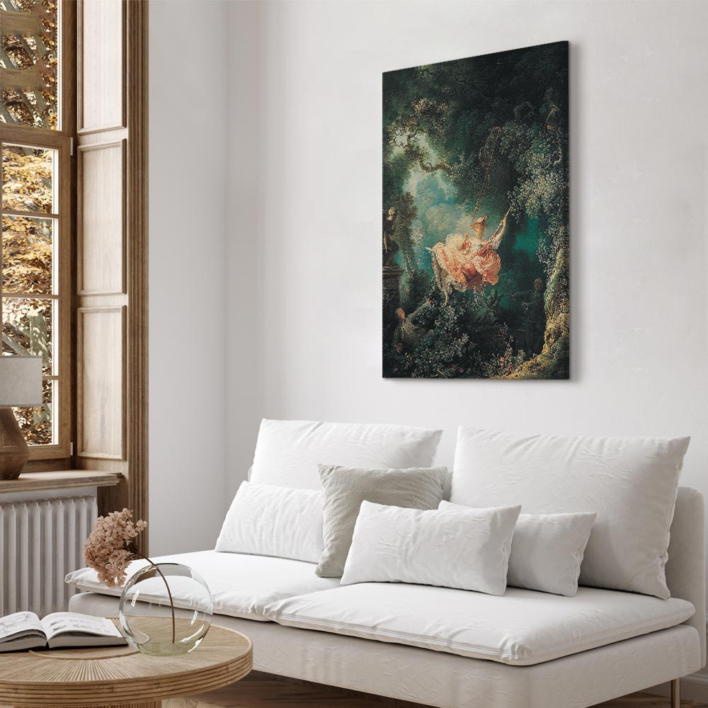 Fragonard The Swing Rococo Canvas Print