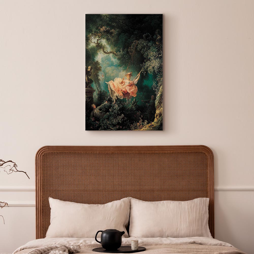 Fragonard The Swing Rococo Canvas Print