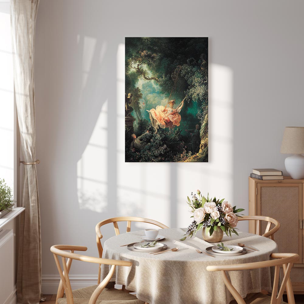 Fragonard The Swing Rococo Canvas Print