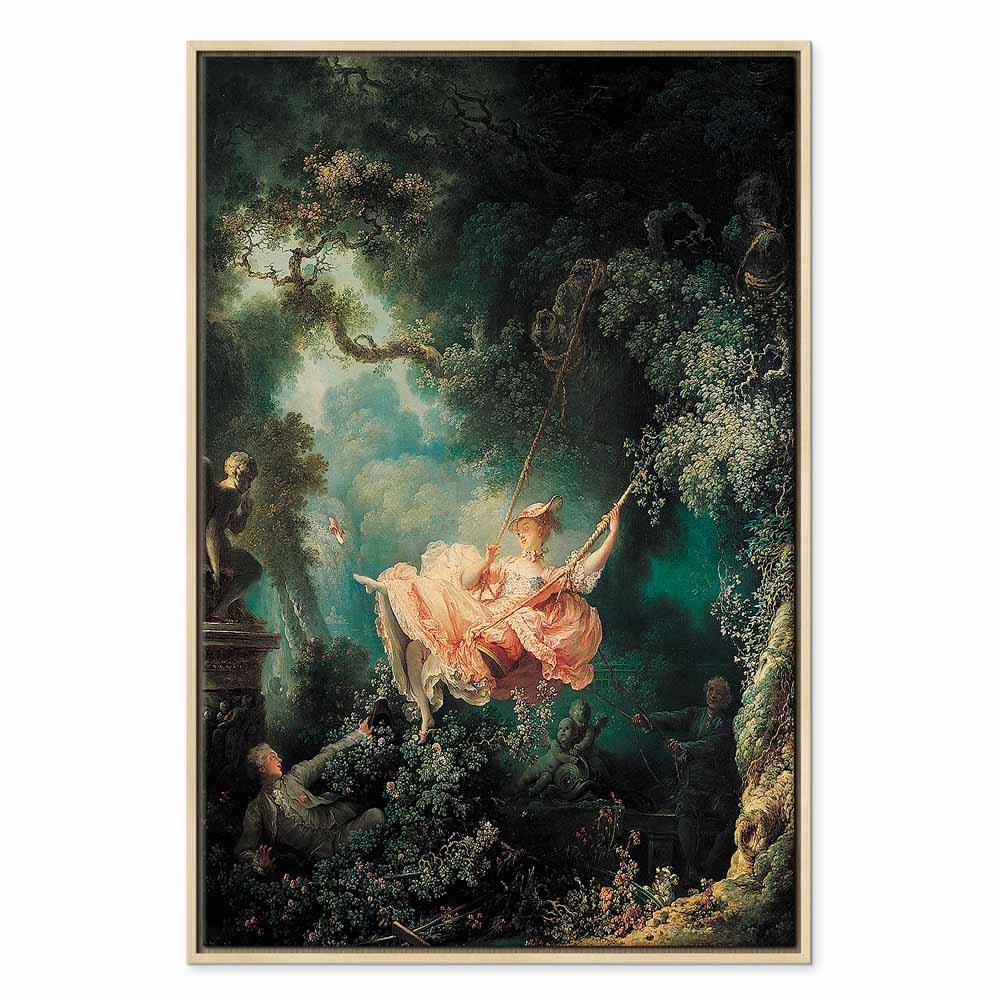 Fragonard The Swing Rococo Canvas Print