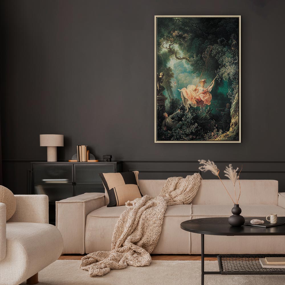 Fragonard The Swing Rococo Canvas Print