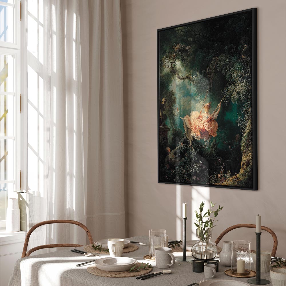 Fragonard The Swing Rococo Canvas Print