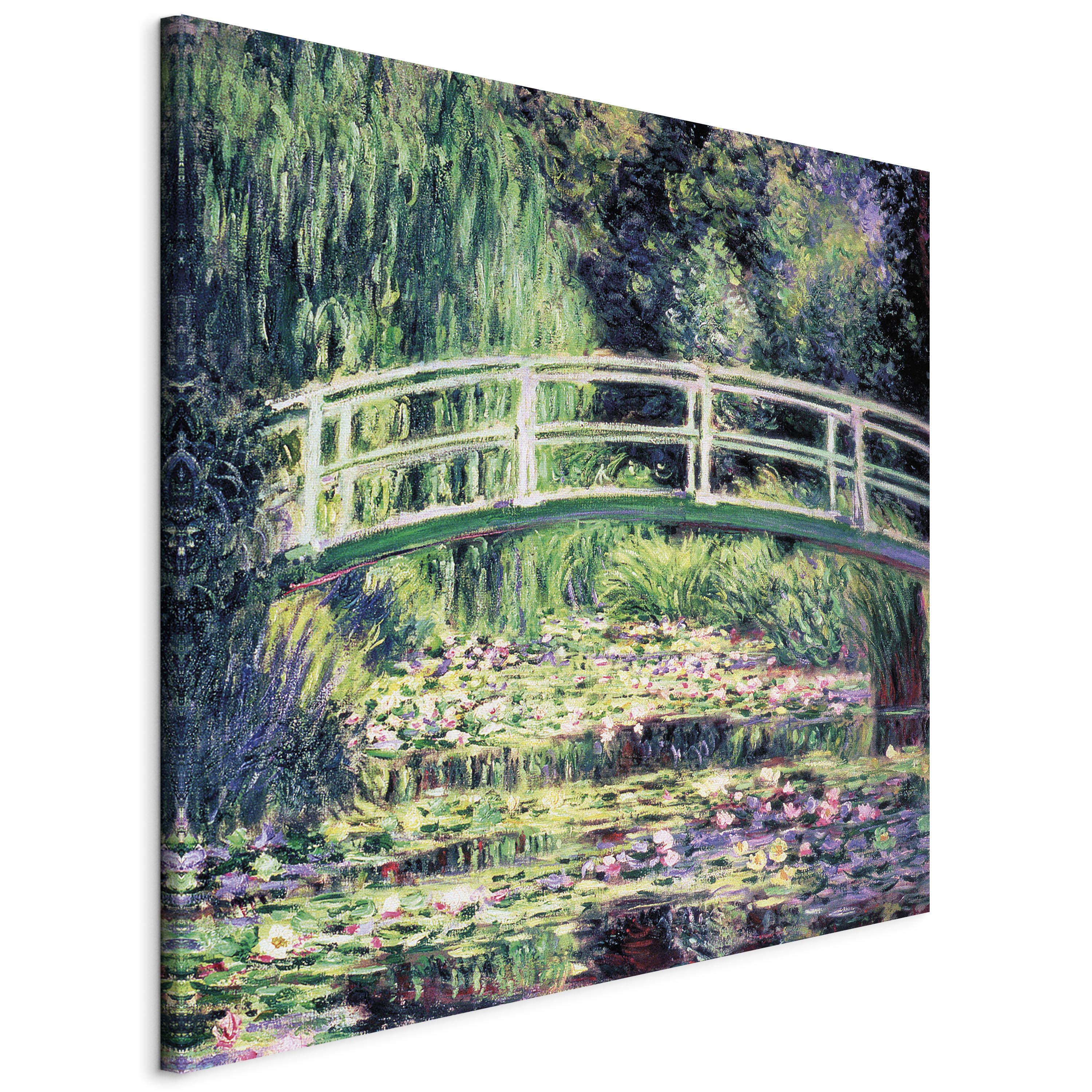 Canvas Print The Water Lily Pond - Modern Wall Art