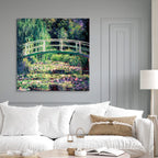 Canvas Print The Water Lily Pond - Modern Wall Art