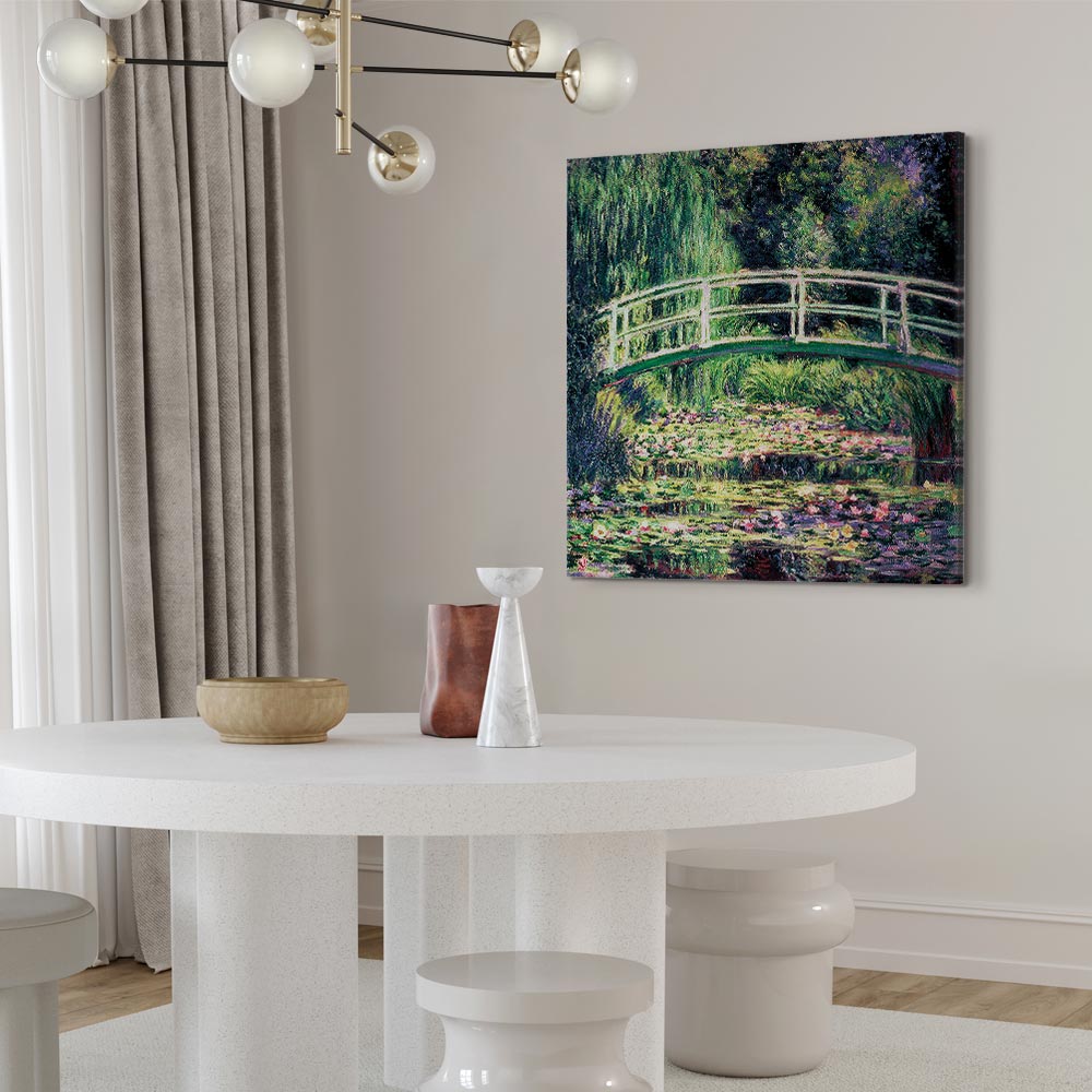 Canvas Print The Water Lily Pond - Modern Wall Art