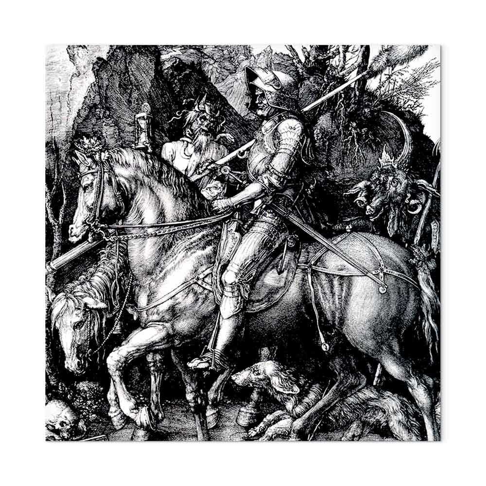 Knight Death and the Devil Classic Canvas Print