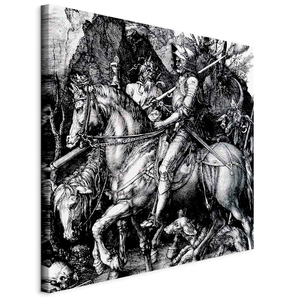 Knight Death and the Devil Classic Canvas Print
