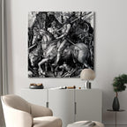 Knight Death and the Devil Classic Canvas Print