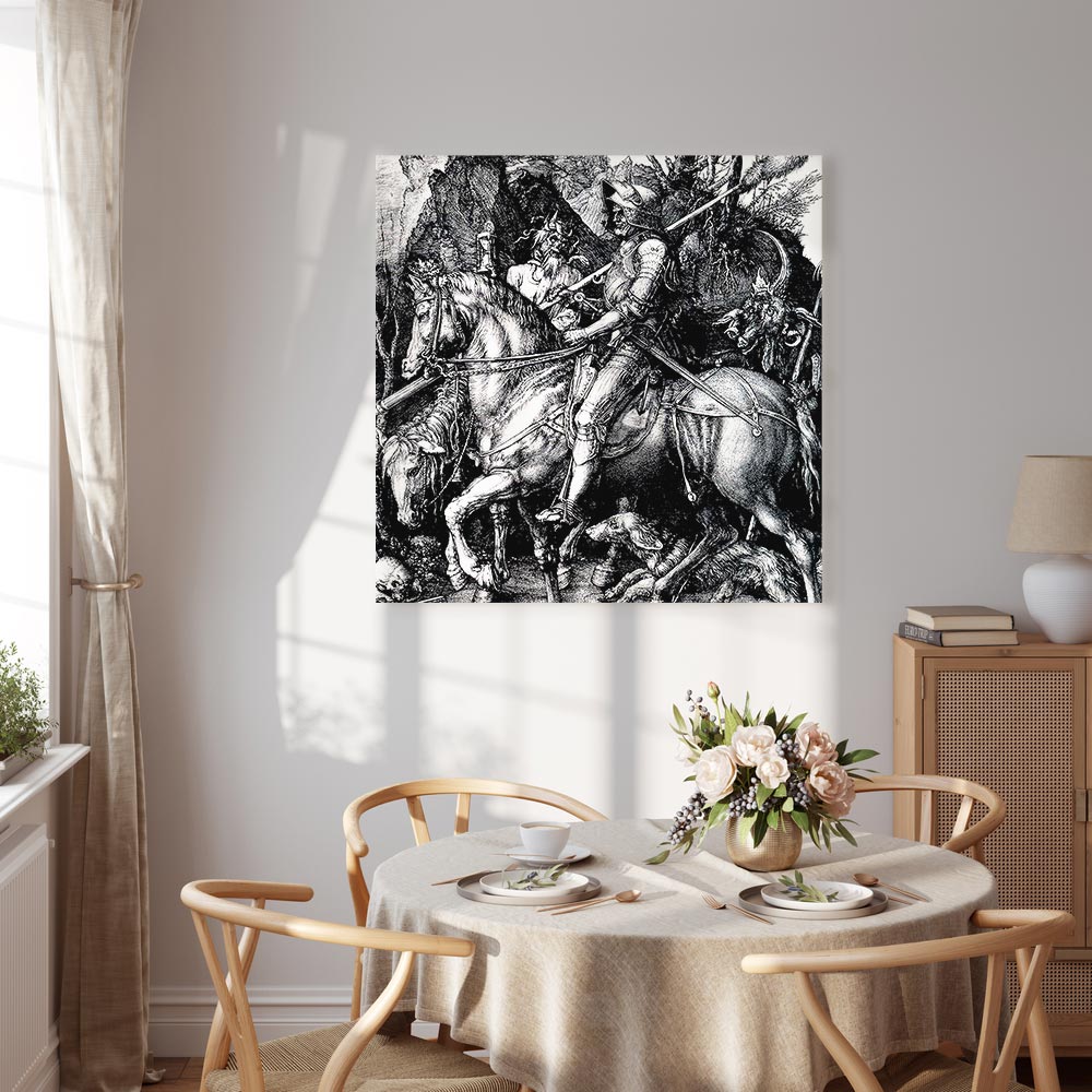 Knight Death and the Devil Classic Canvas Print