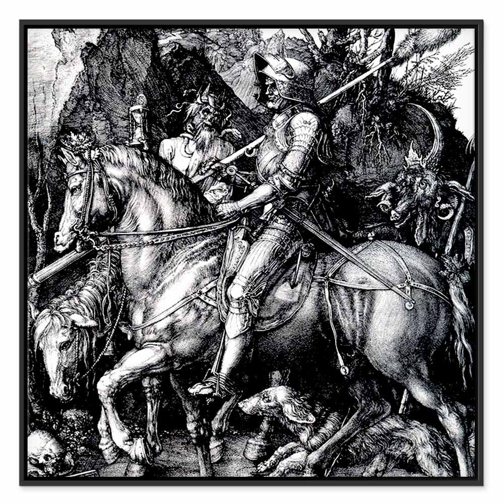 Knight Death and the Devil Classic Canvas Print