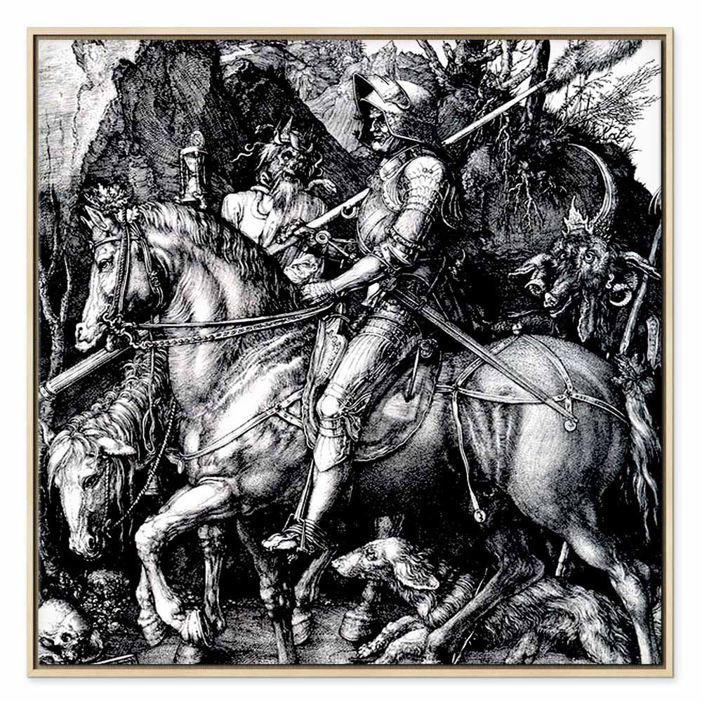 Knight Death and the Devil Classic Canvas Print