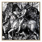 Knight Death and the Devil Classic Canvas Print