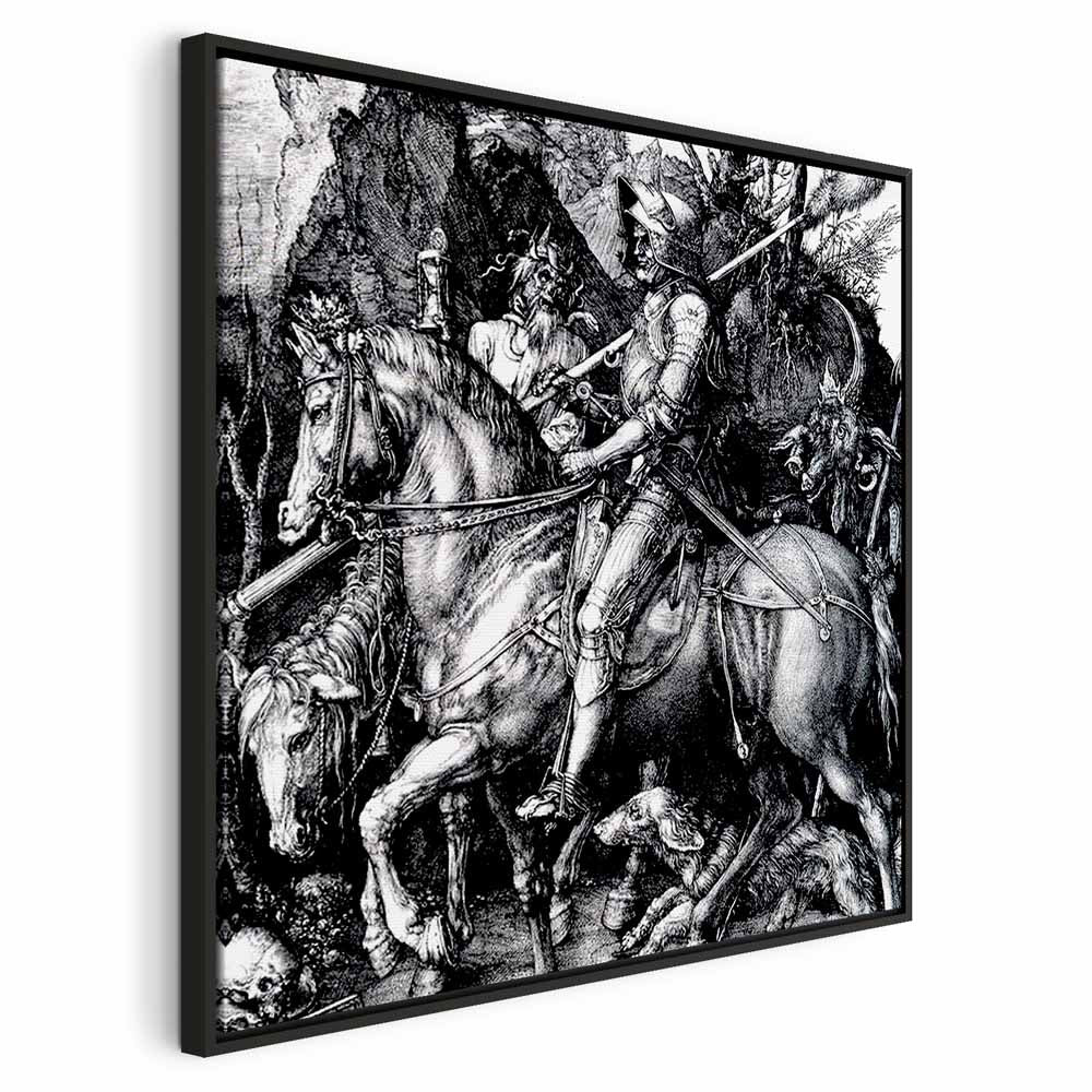 Knight Death and the Devil Classic Canvas Print