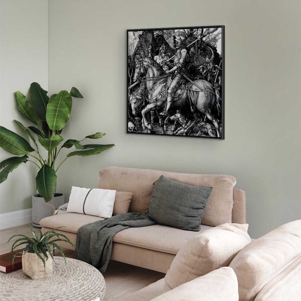 Knight Death and the Devil Classic Canvas Print