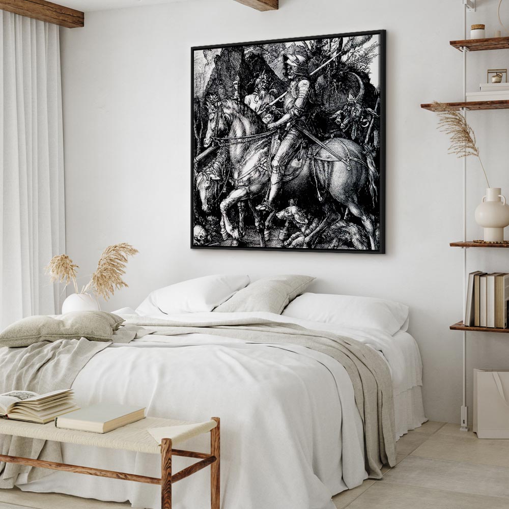 Knight Death and the Devil Classic Canvas Print