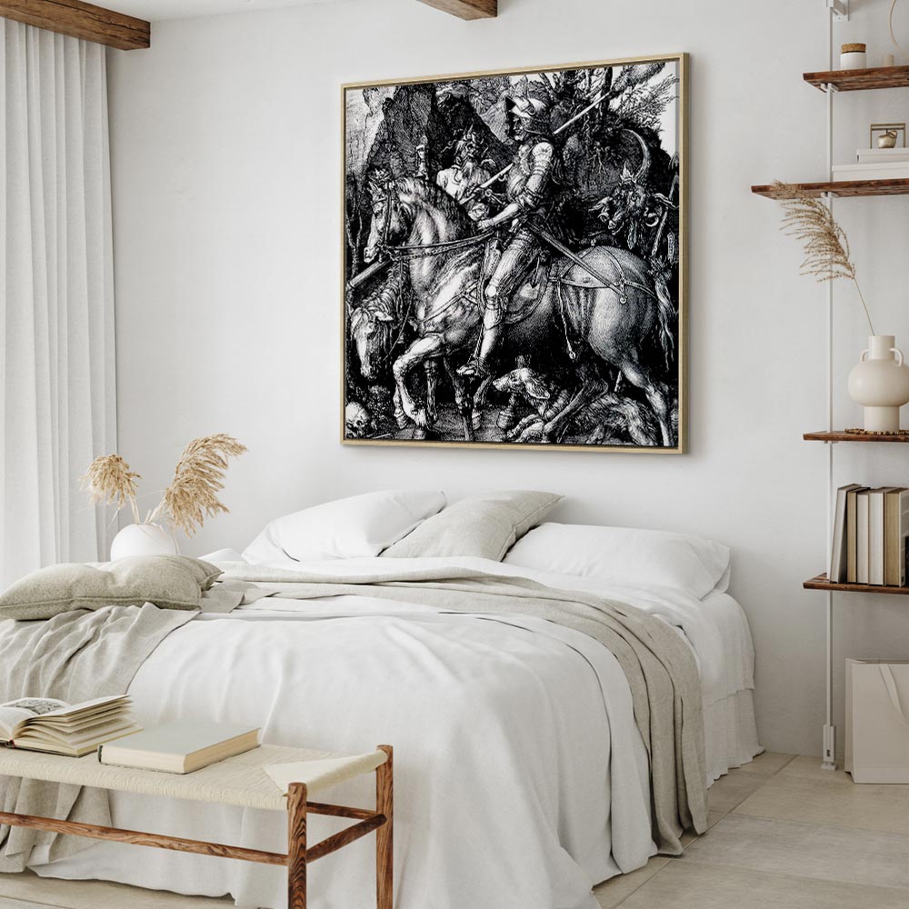 Knight Death and the Devil Classic Canvas Print