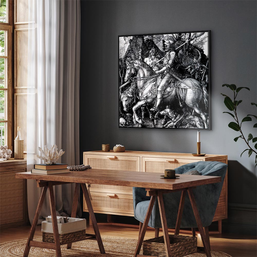 Knight Death and the Devil Classic Canvas Print