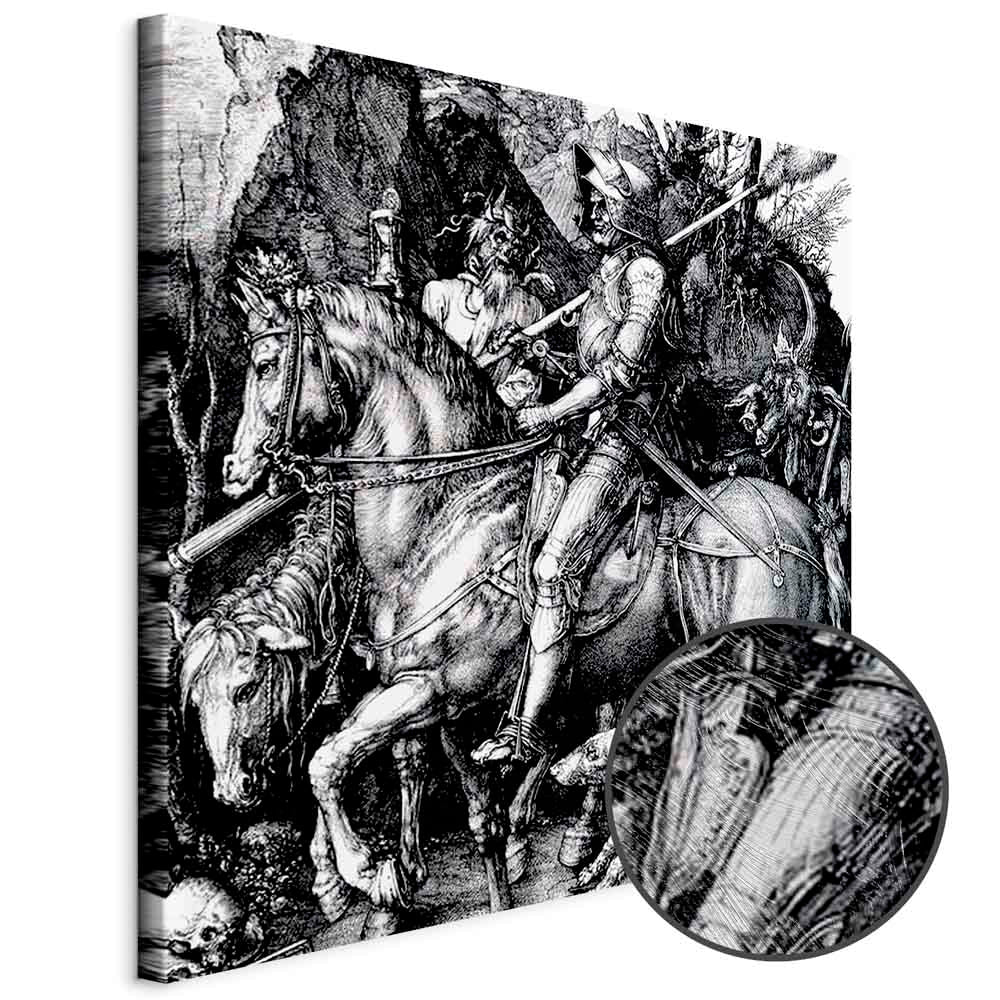 Knight Death and the Devil Classic Canvas Print