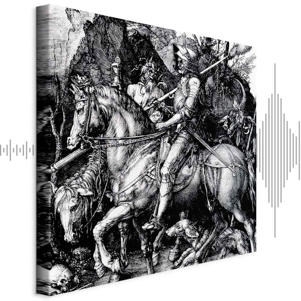 Knight Death and the Devil Classic Canvas Print