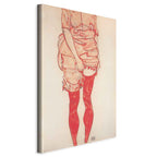 Canvas Print - Standing Woman in Red