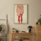 Canvas Print - Standing Woman in Red