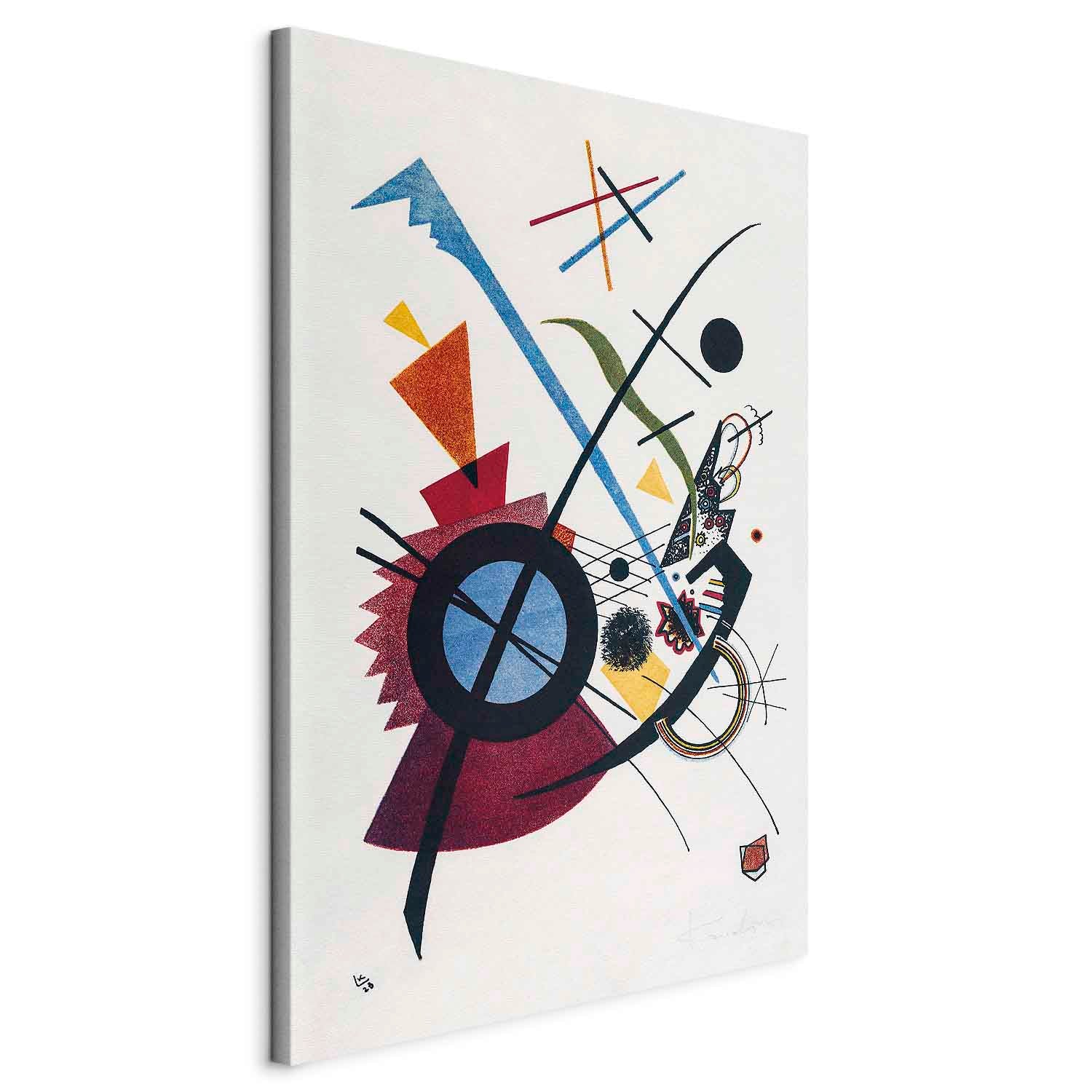 Kandinsky Violett Abstract DIY Large Canvas Print
