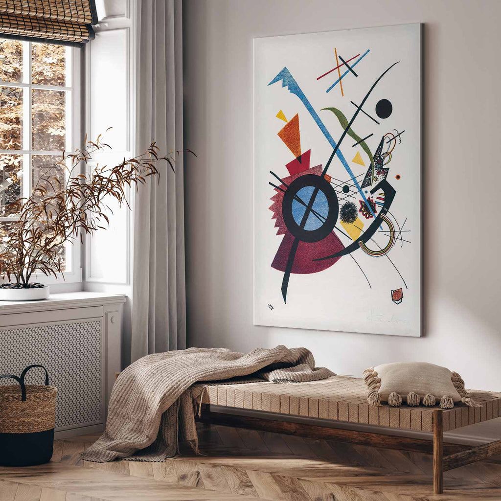 Kandinsky Violett Abstract DIY Large Canvas Print