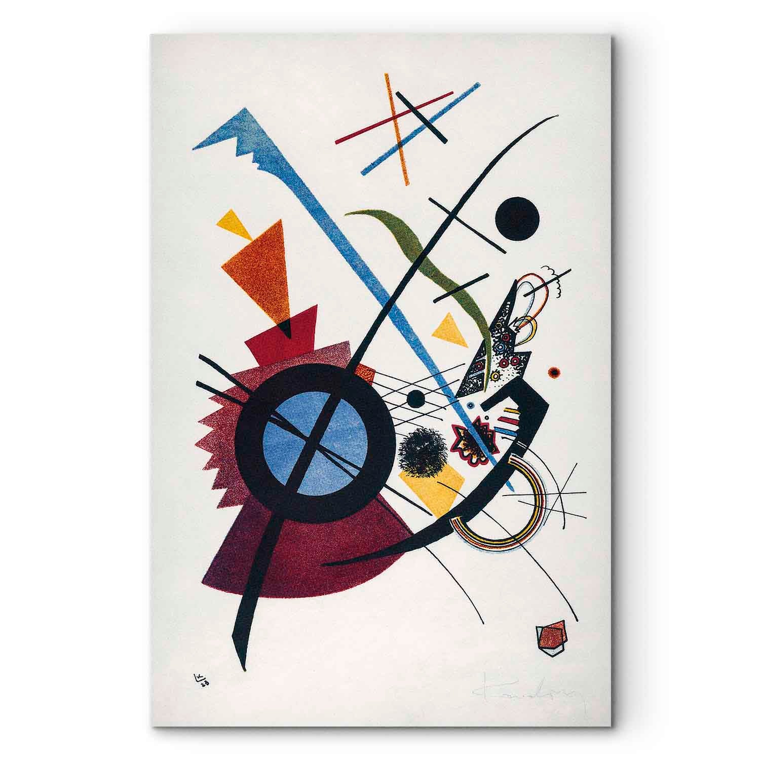 Kandinsky Violett Abstract Multicolor Canvas Print