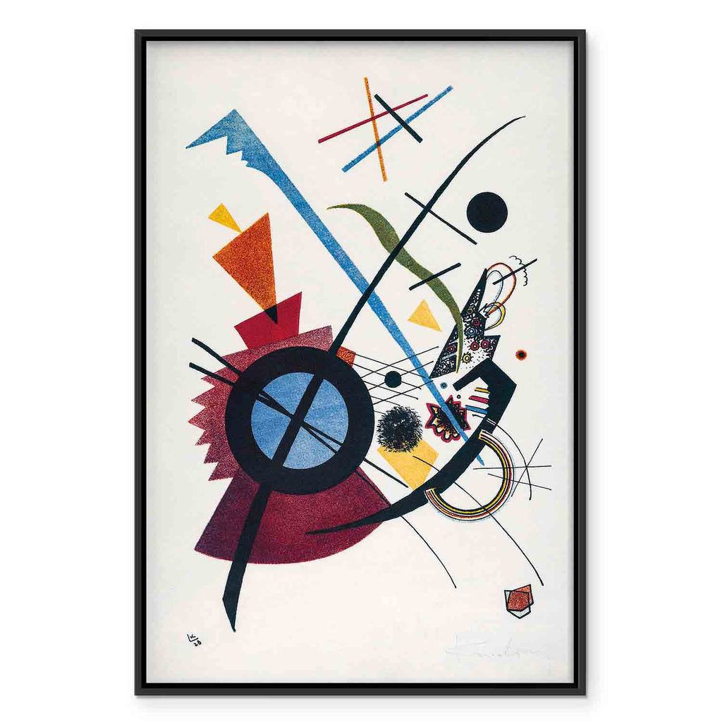 Kandinsky Violett Abstract Multicolor Canvas Print