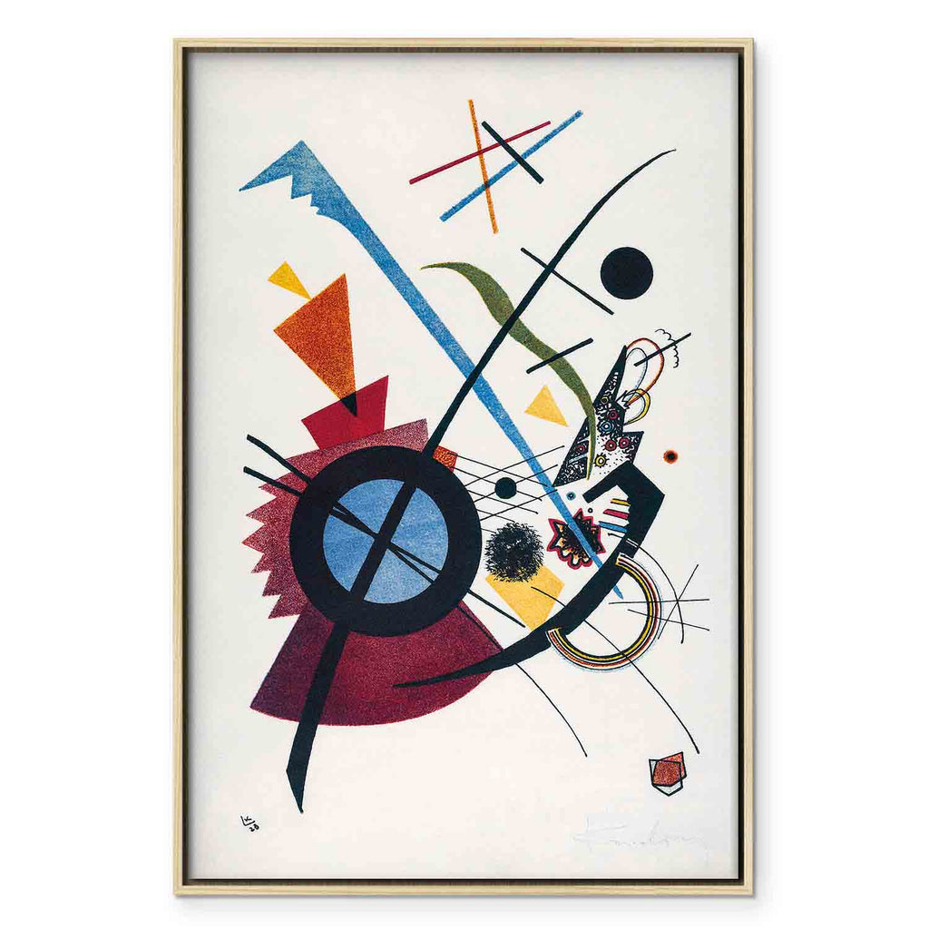 Kandinsky Violett Abstract Multicolor Canvas Print