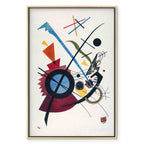 Kandinsky Violett Abstract Multicolor Canvas Print