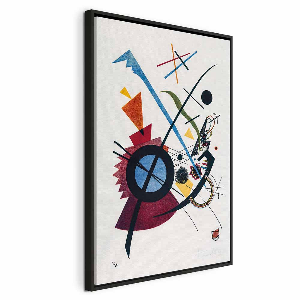 Canvas Print: Kandinsky Geometric Abstraction, Primary Colors