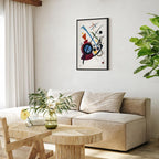 Canvas Print: Kandinsky Geometric Abstraction, Primary Colors