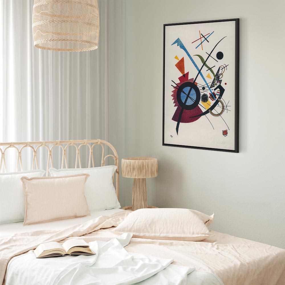 Canvas Print: Kandinsky Geometric Abstraction, Primary Colors