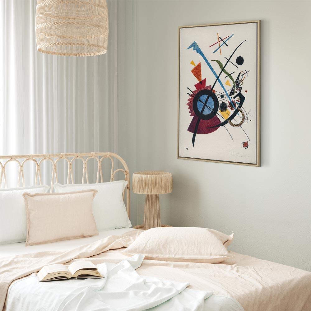 Canvas Print: Kandinsky Geometric Abstraction, Primary Colors