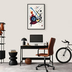 Canvas Print: Kandinsky Geometric Abstraction, Primary Colors