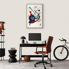 Canvas Print: Kandinsky Geometric Abstraction, Primary Colors