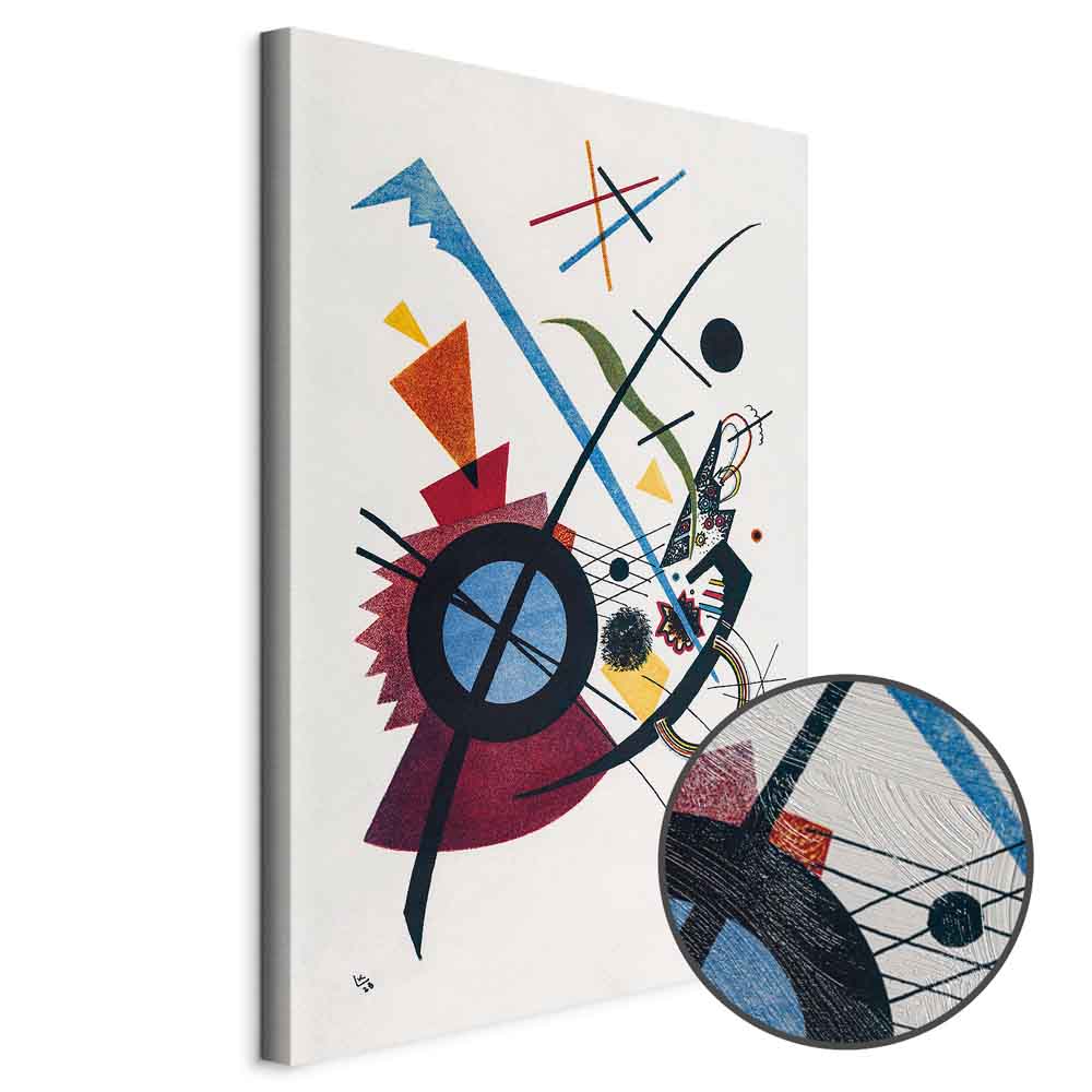 Kandinsky Violett Abstract Multicolor Canvas Print