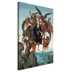 Canvas Print The Torment of Saint Anthony (Michelangelo)