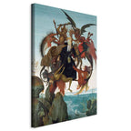 Canvas Print The Torment of Saint Anthony (Michelangelo)