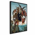Canvas Print The Torment of Saint Anthony (Michelangelo)