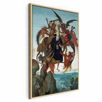 Canvas Print The Torment of Saint Anthony (Michelangelo)