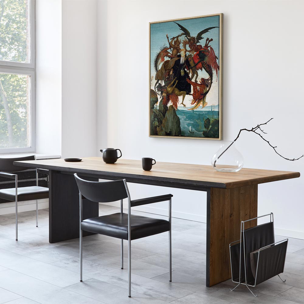 Canvas Print The Torment of Saint Anthony (Michelangelo)