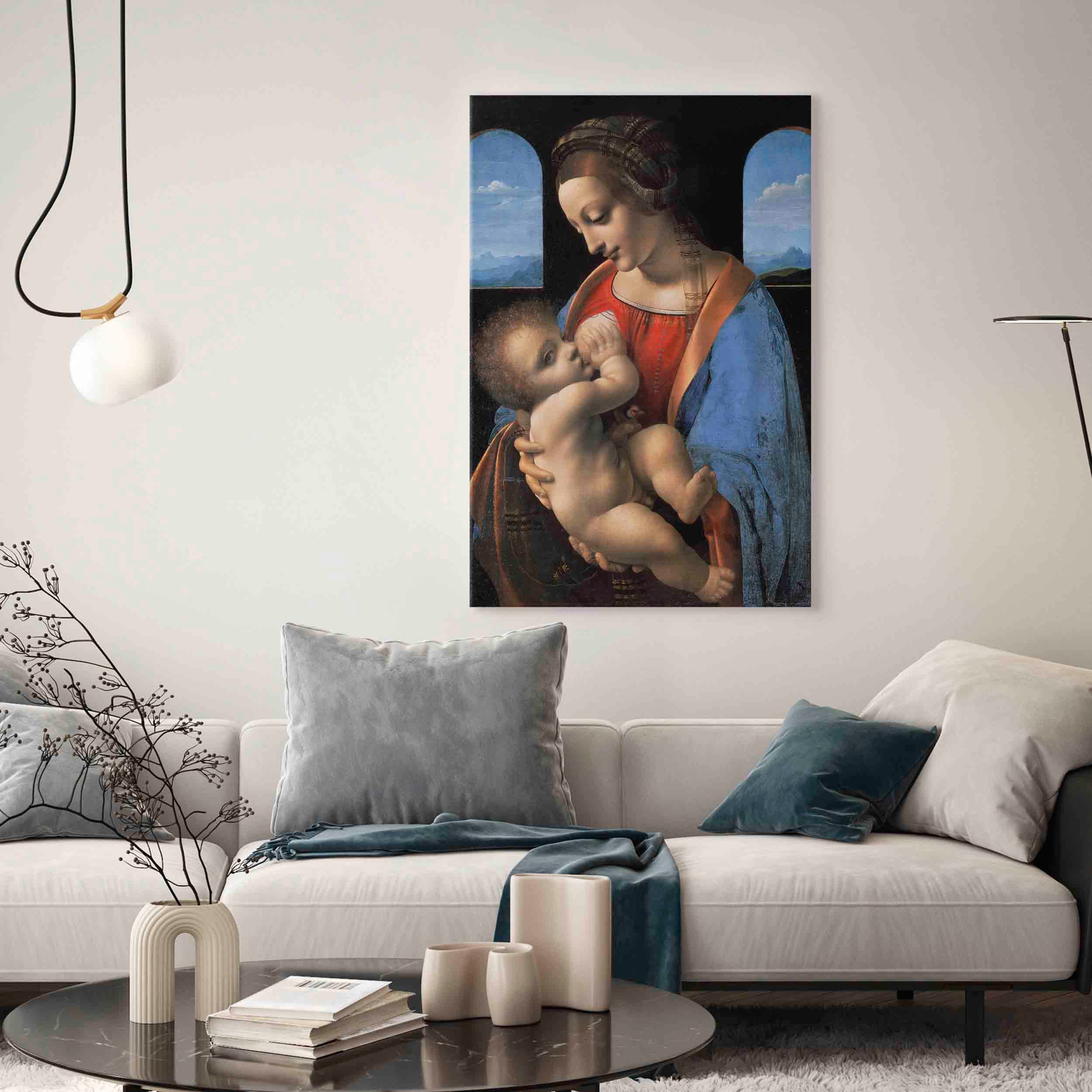 Canvas Print Madonna Litta by Leonardo da Vinci