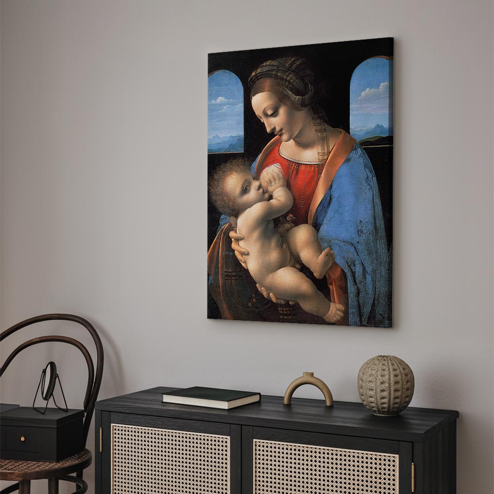 Canvas Print Madonna Litta by Leonardo da Vinci
