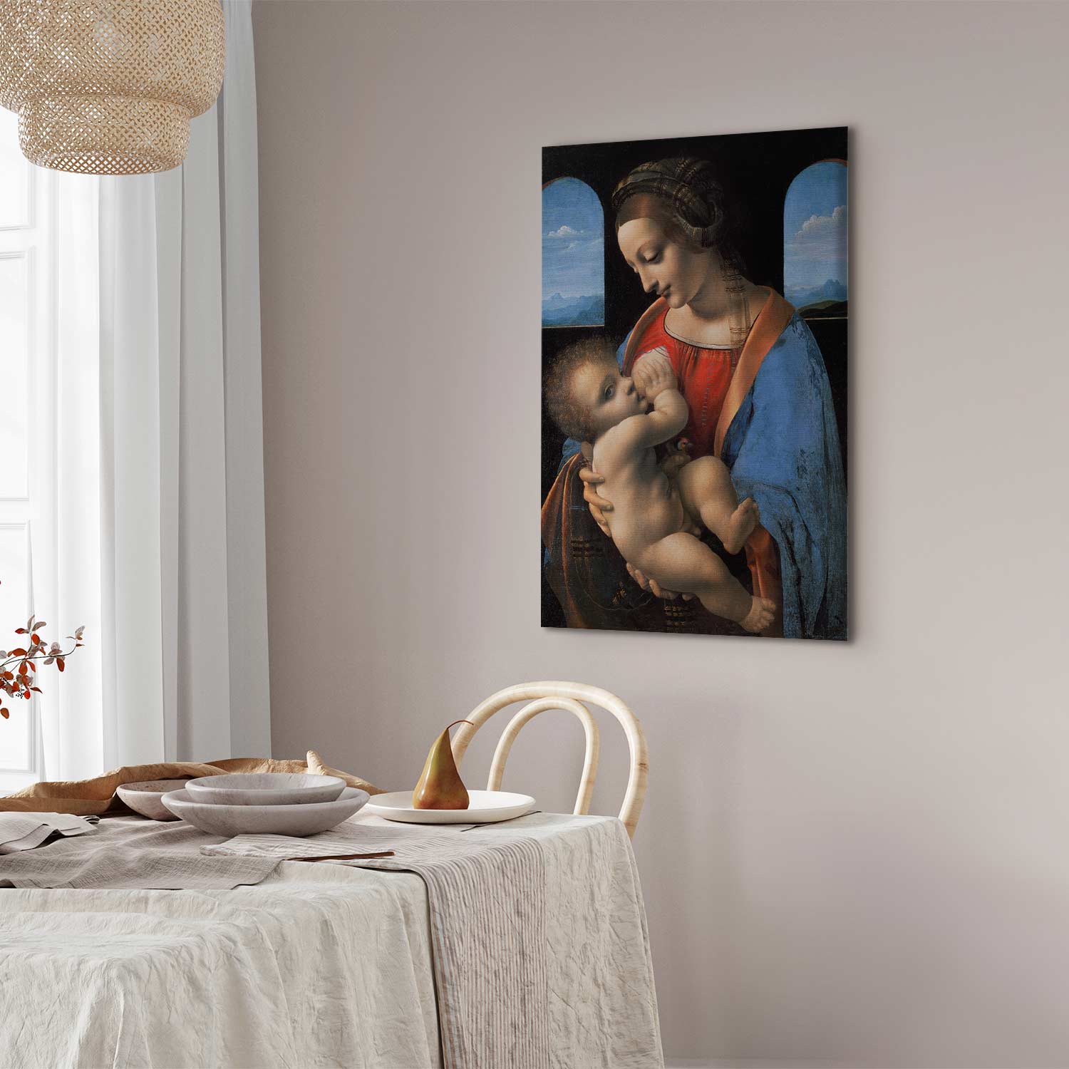 Madonna and Child Classic Canvas Print